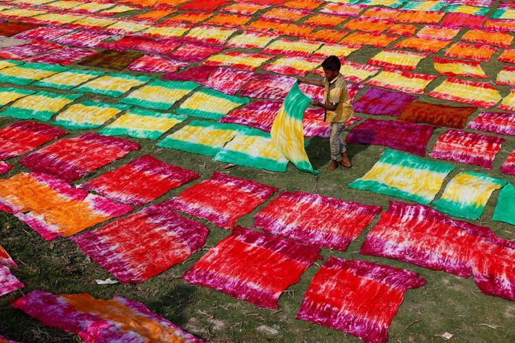 孟加拉国的染料厂